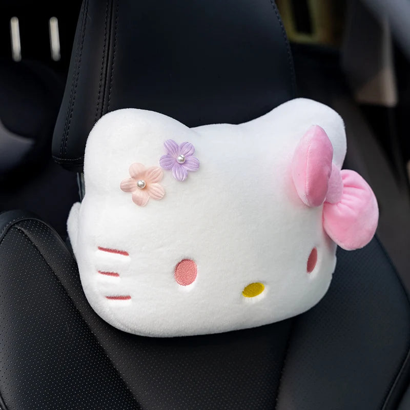 Pink Hello Kitty Car Neck Pillow