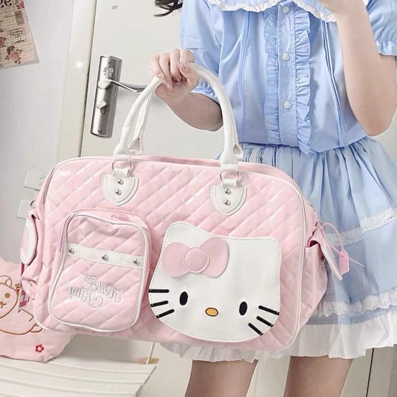 Hello Kitty Large Pink Crossbody/Shoulder Bag