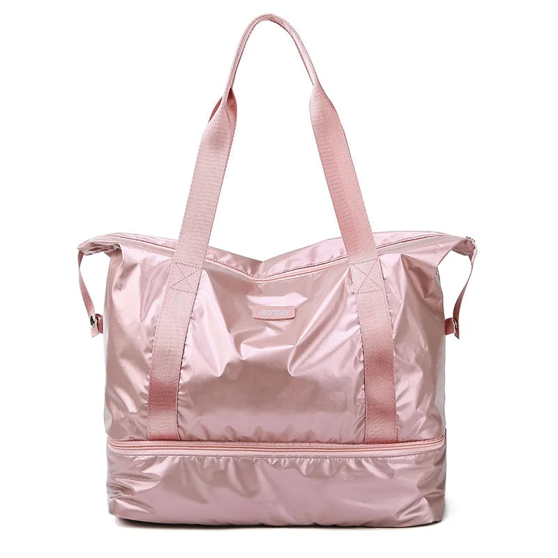 Pink Waterproof Sports & Travel Bag