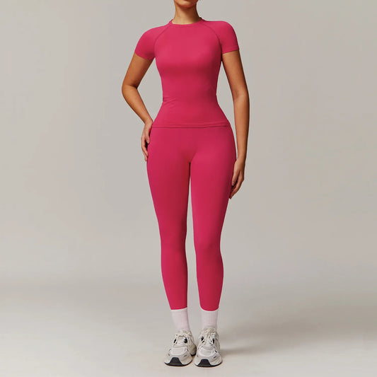 Pink Seamless Workout Set