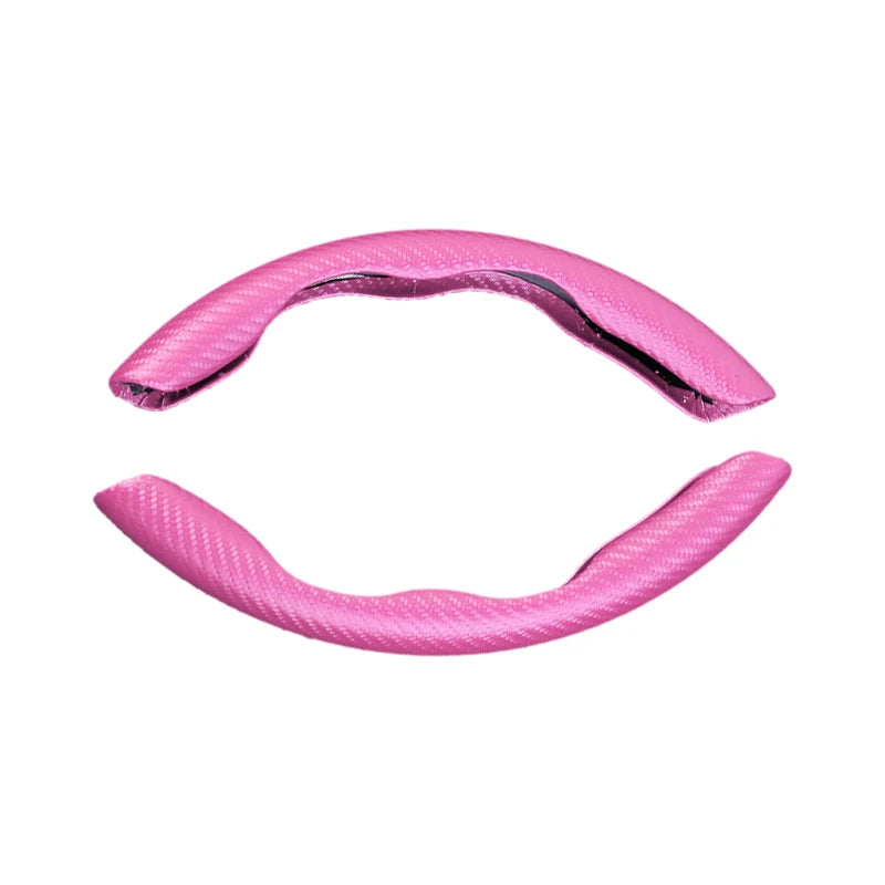 Pink Carbon Fiber Steering Wheel Booster Cover
