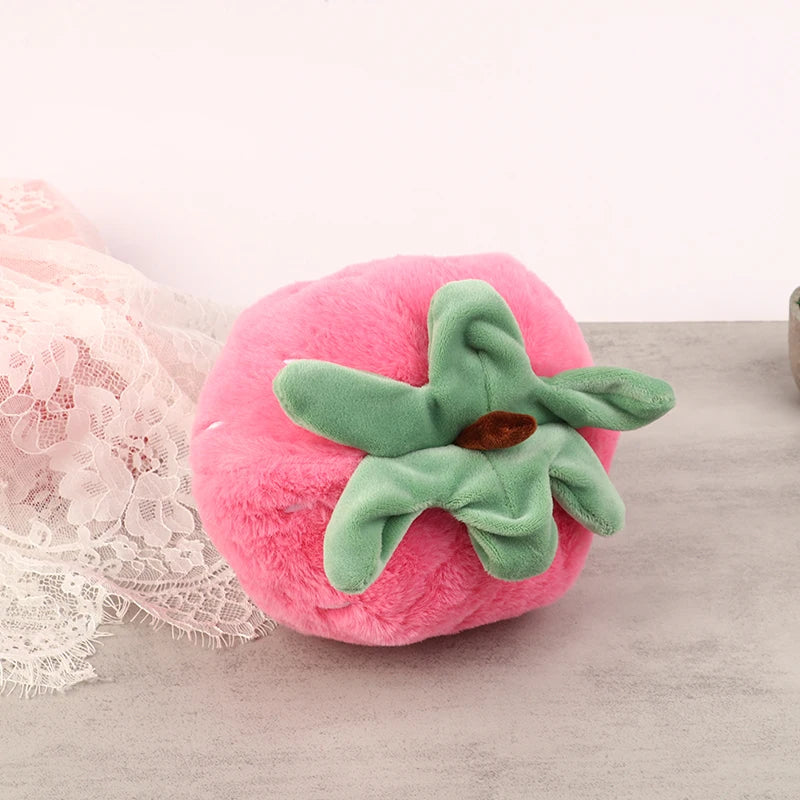 Pink Strawberry Pillow Doll