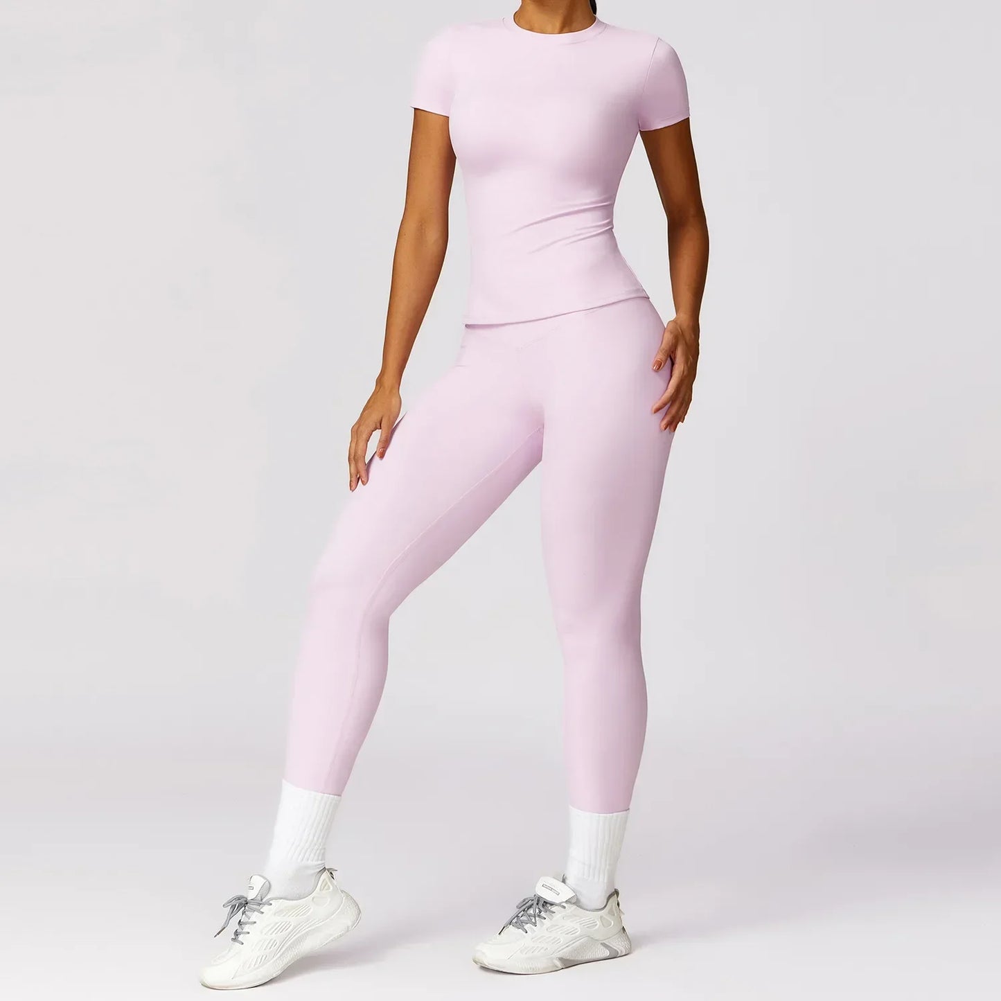 Pink Seamless Workout Set