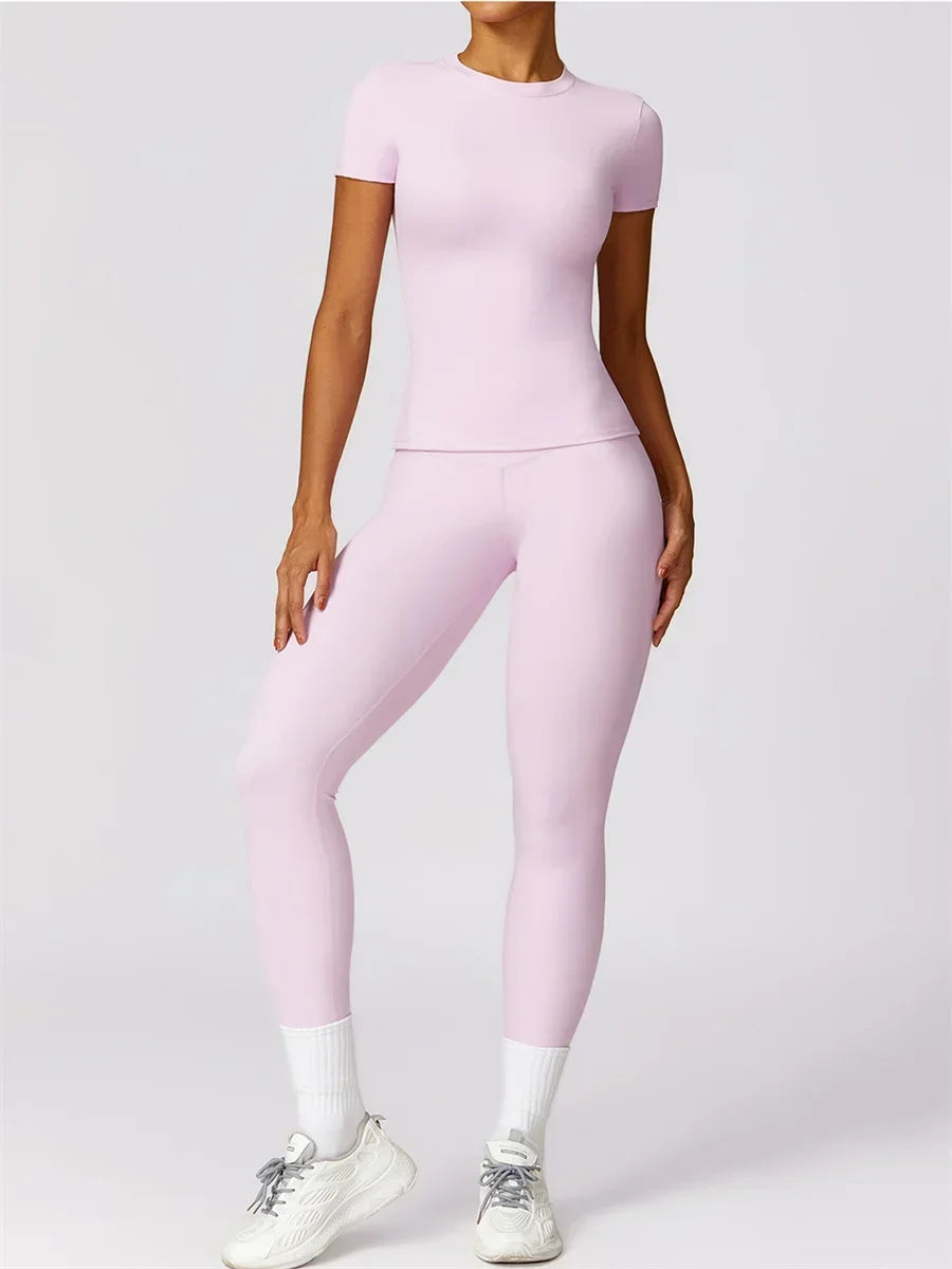 Pink Seamless Workout Set