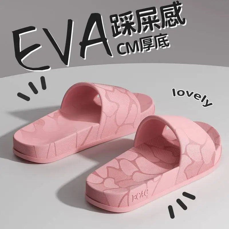 Pink EVA Open-toe Slippers