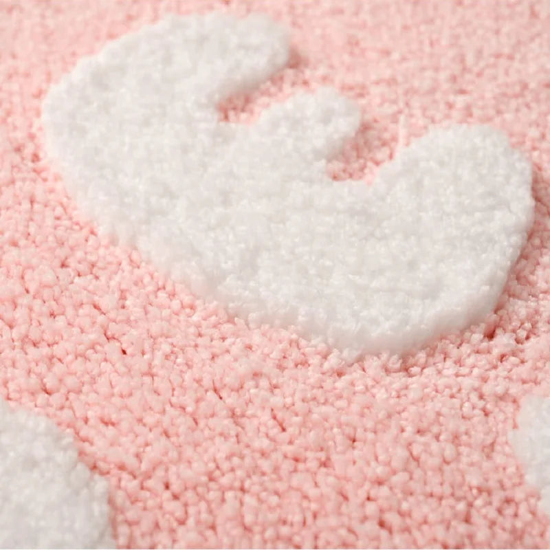 Pink "Get Naked" Bath Mat