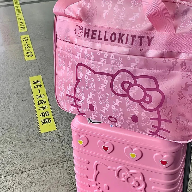 Pink Hello Kitty Kawaii Travel Bag