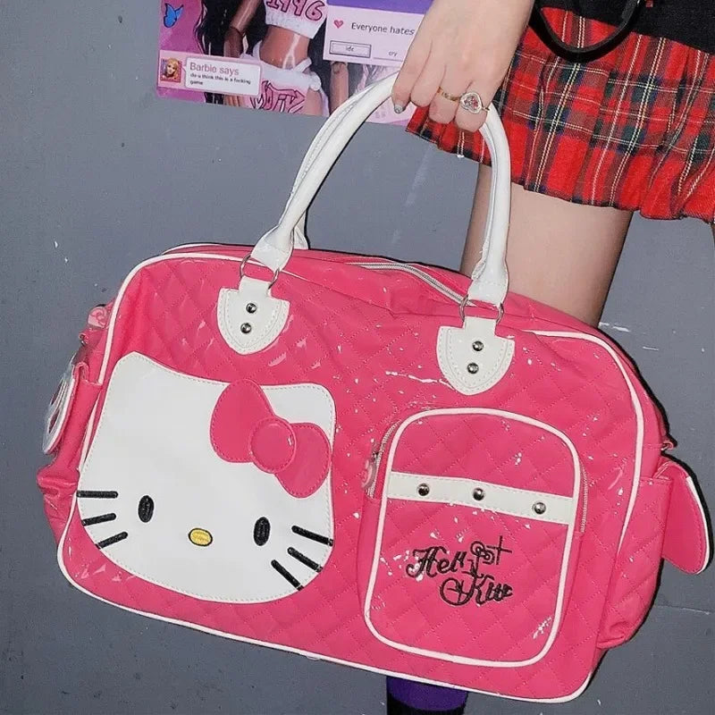Hello Kitty Large Pink Crossbody/Shoulder Bag