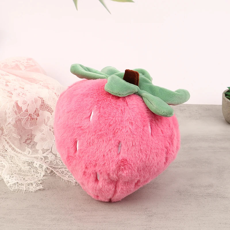 Pink Strawberry Pillow Doll
