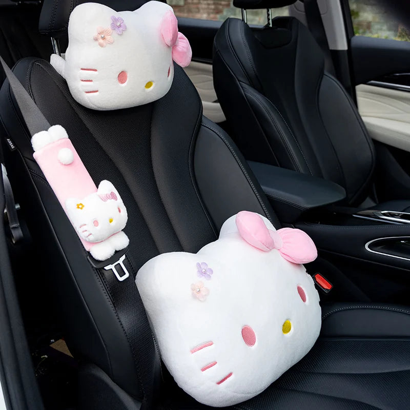 Pink Hello Kitty Car Neck Pillow