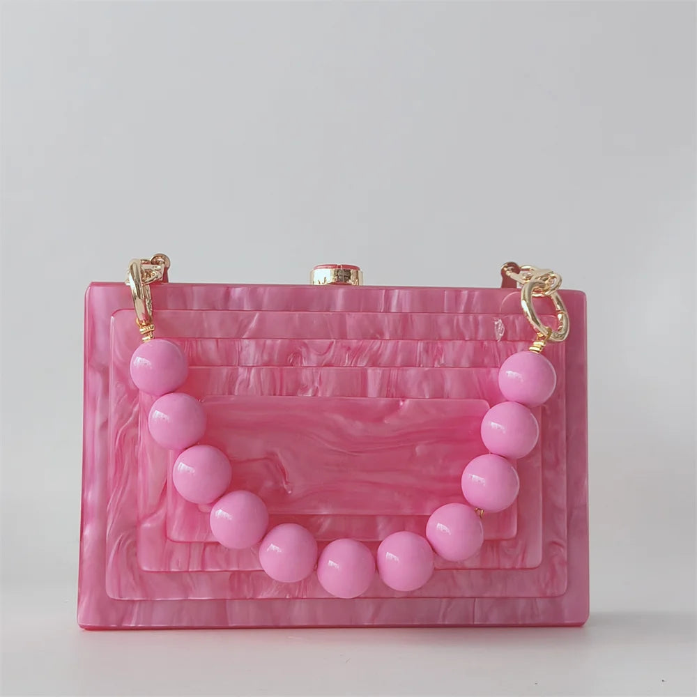 Designer Fashion Pink Handbag & Crossbody Purse