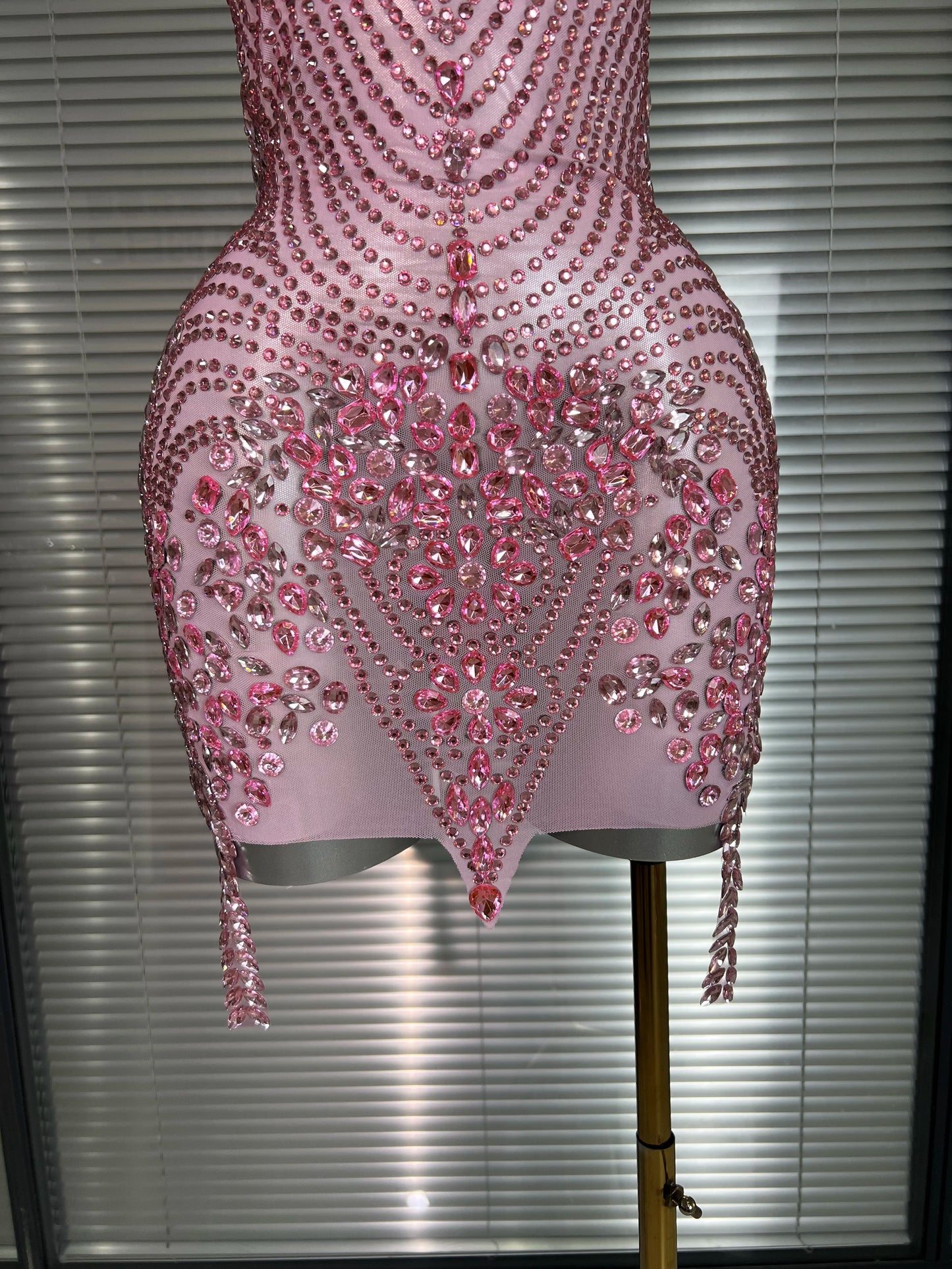 Pink Mesh Club Dress