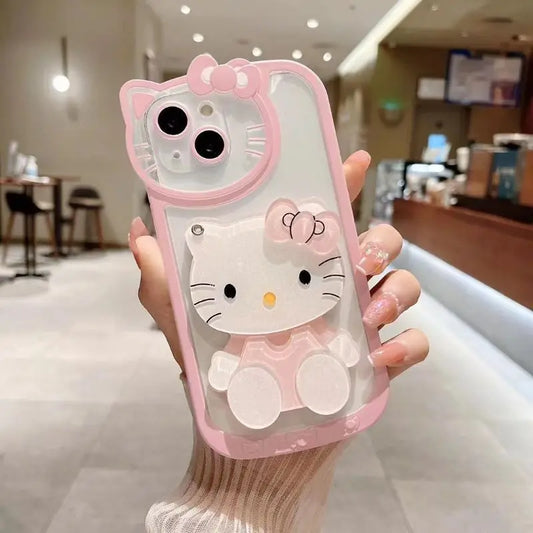 Pink Hello Kitty Kawaii Y2K iPhone Case