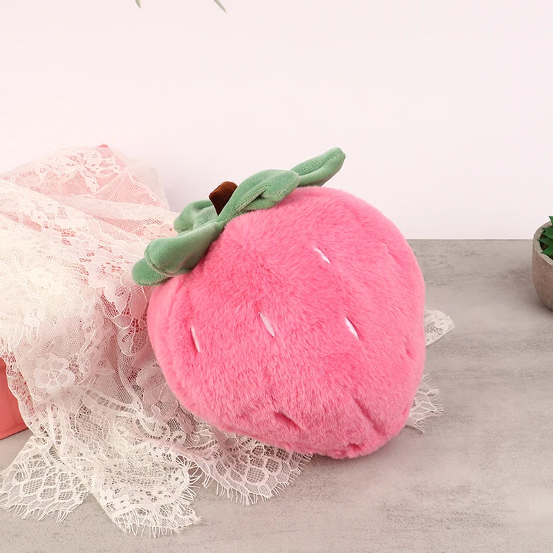 Pink Strawberry Pillow Doll
