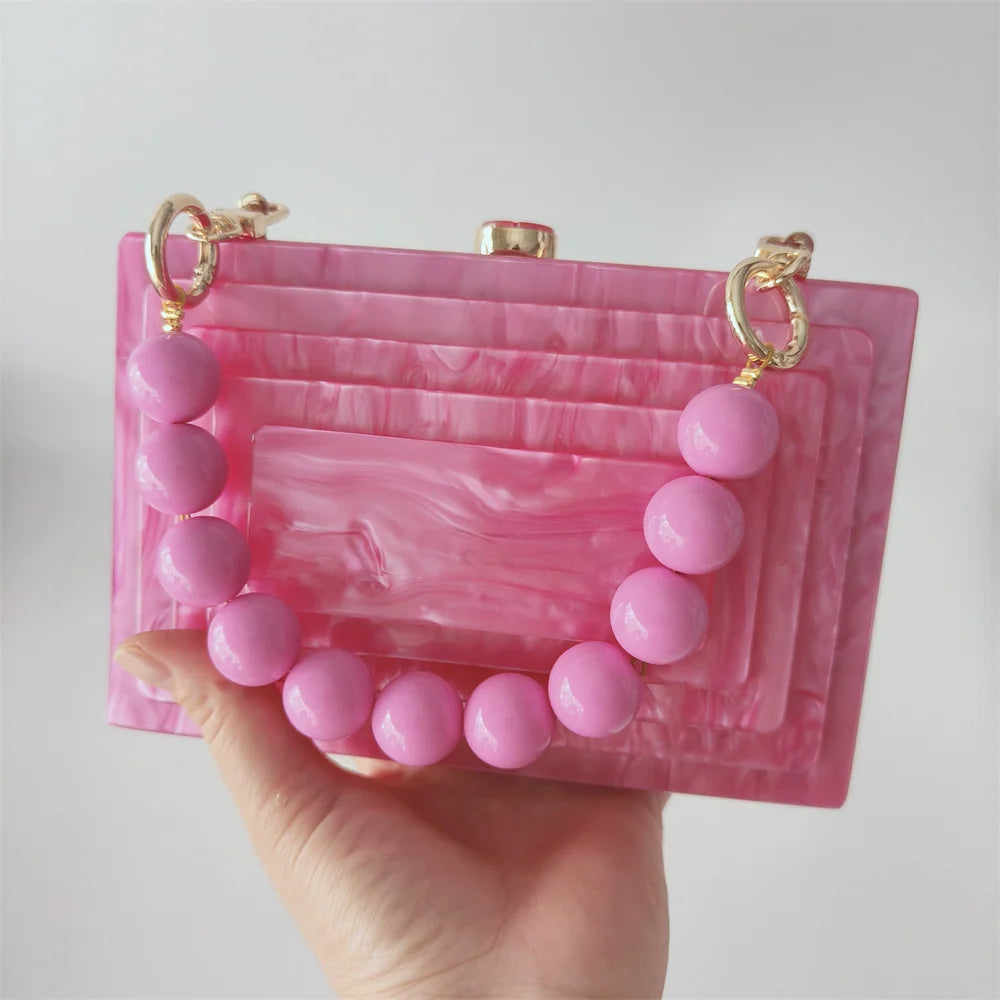 Designer Fashion Pink Handbag & Crossbody Purse