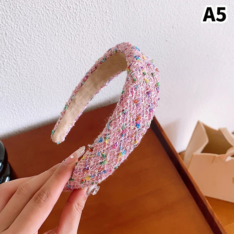 Rose Pink Sponge Princess Headbands