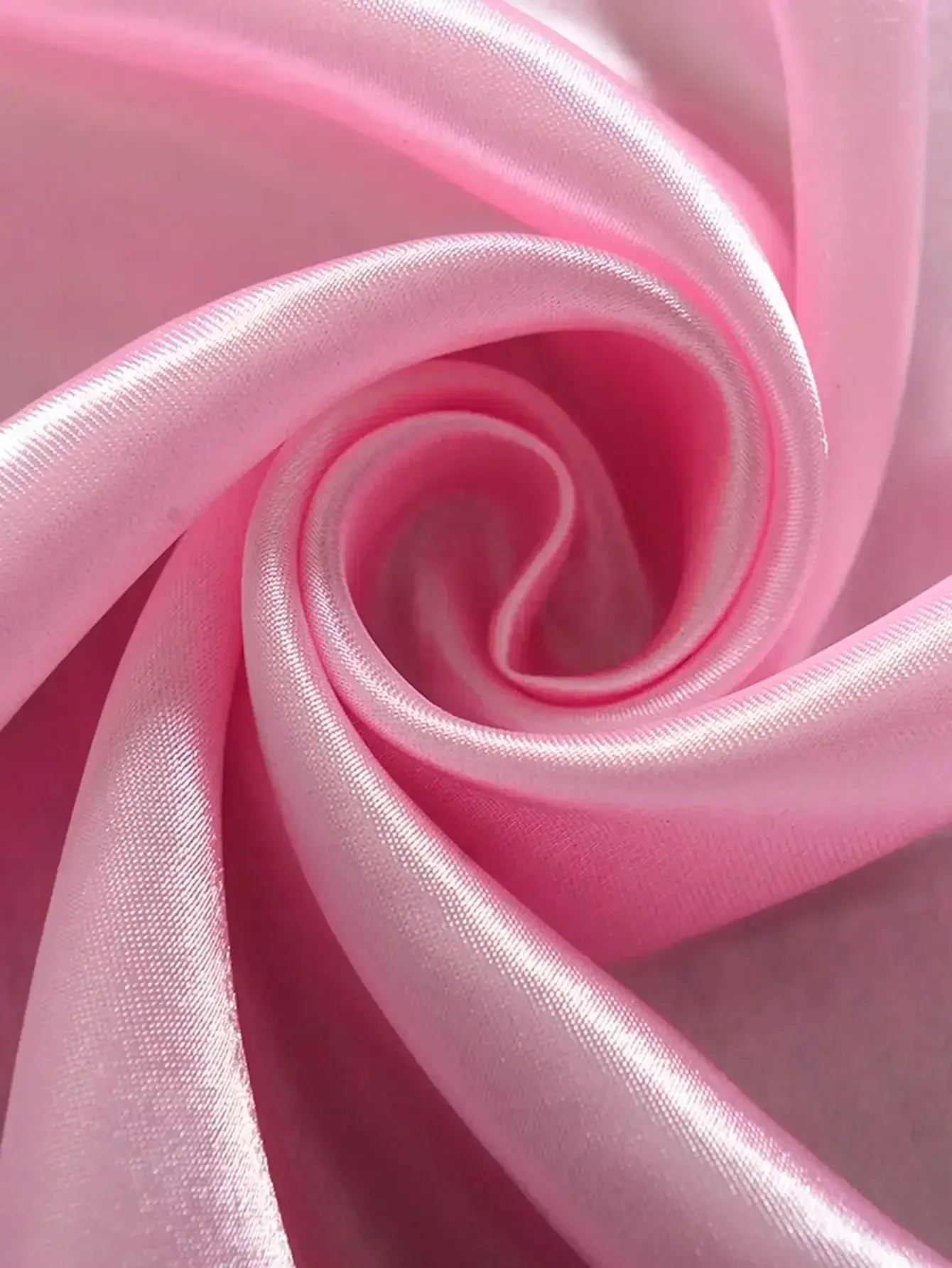 Pink Semi-Transparent Window Partition Curtains