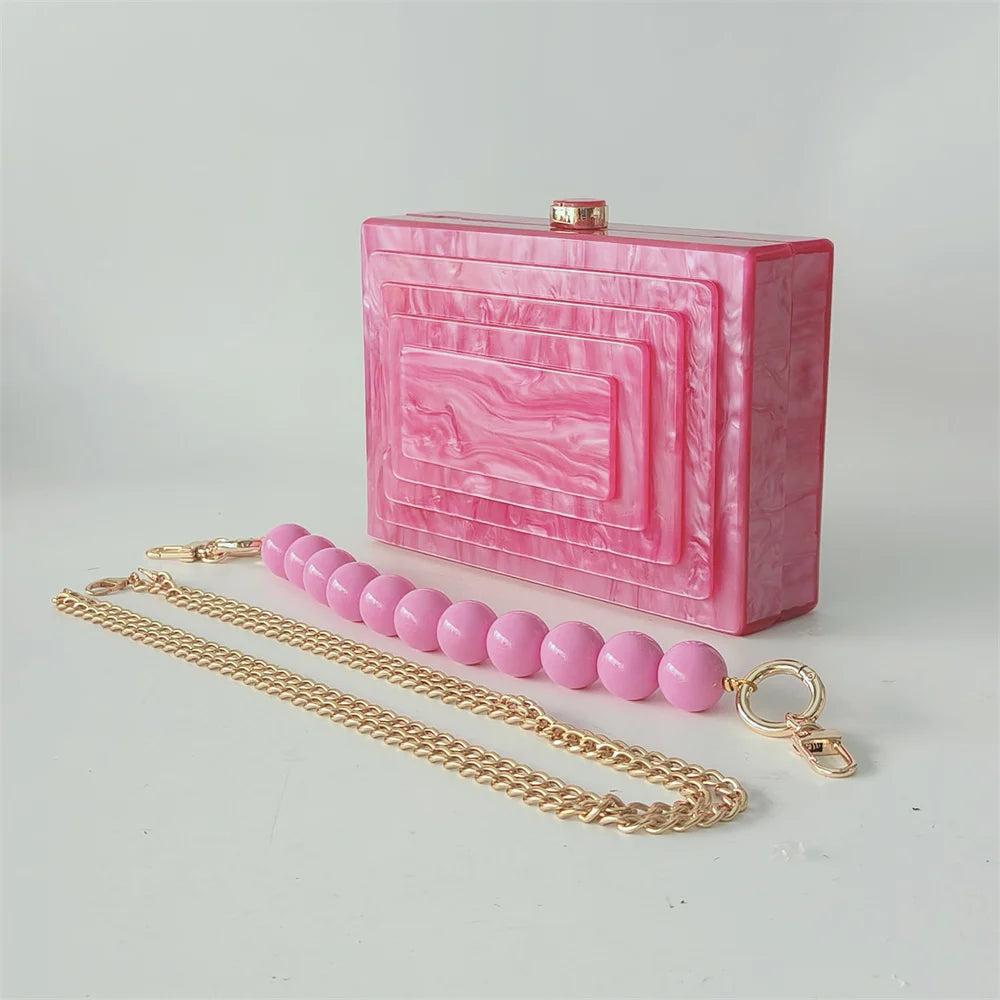 Designer Fashion Pink Handbag & Crossbody Purse