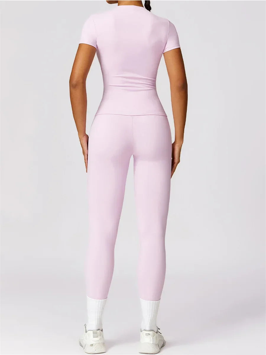 Pink Seamless Workout Set