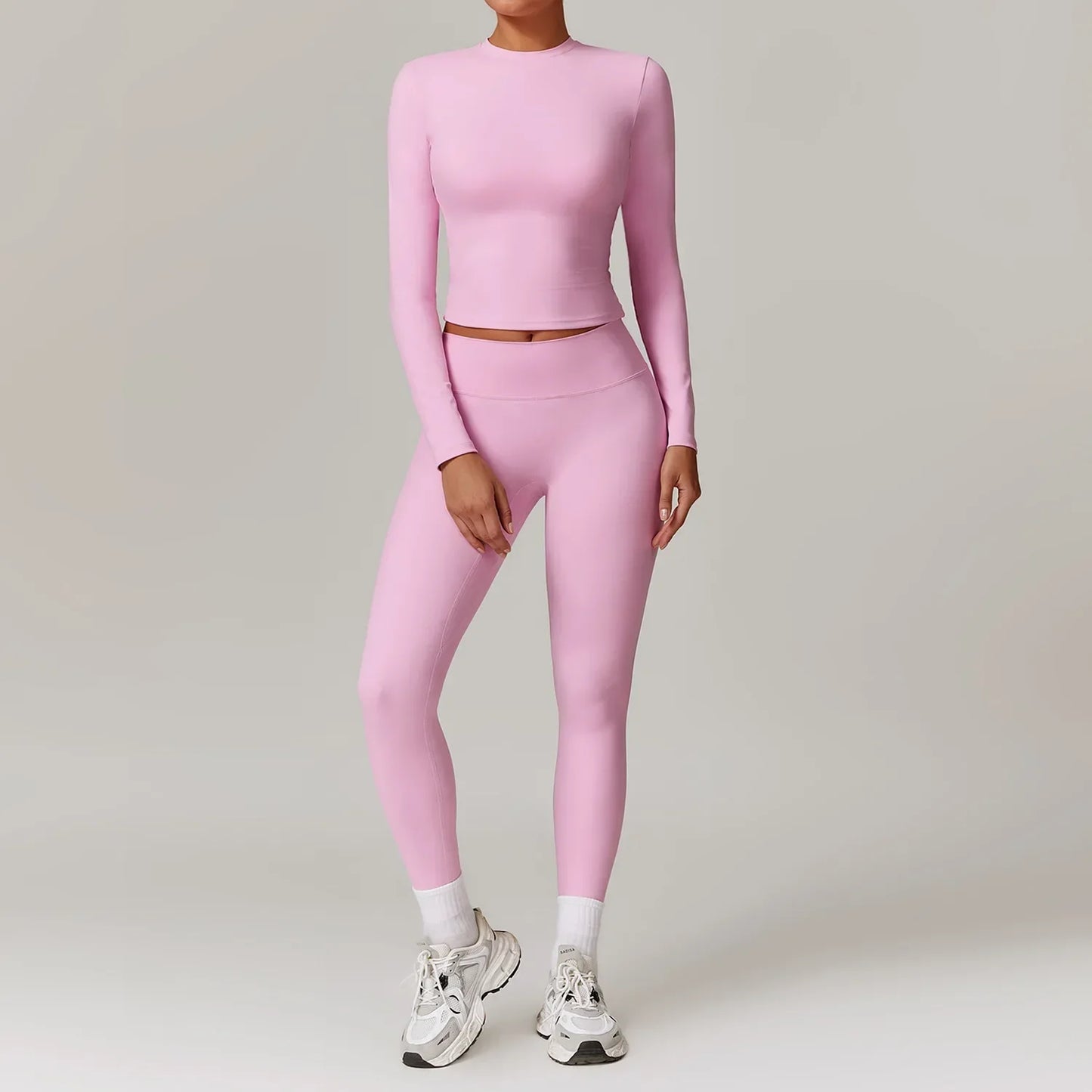 Pink Seamless Workout Set