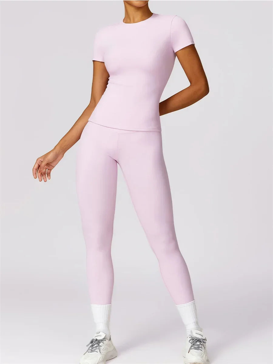 Pink Seamless Workout Set