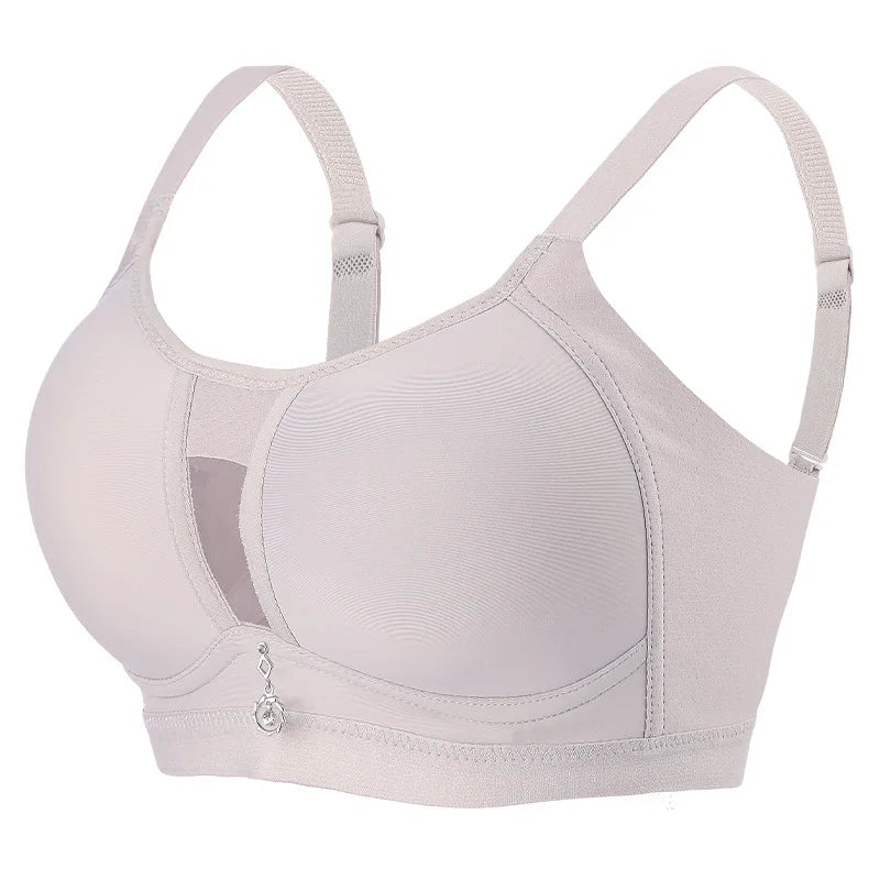 Pink Seamless Wireless Plus Size Bra