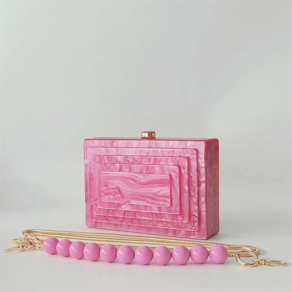 Designer Fashion Pink Handbag & Crossbody Purse