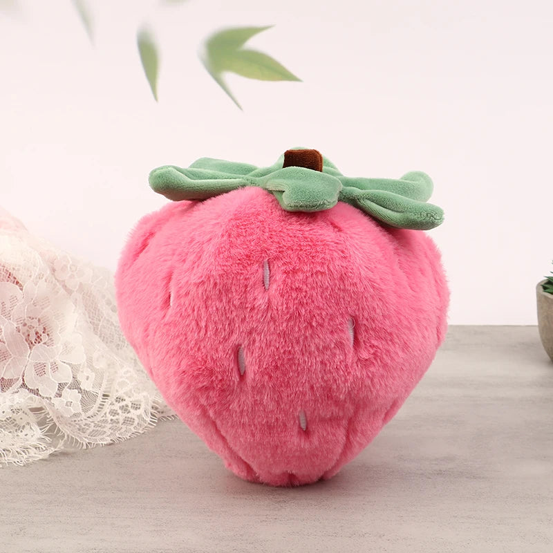 Pink Strawberry Pillow Doll