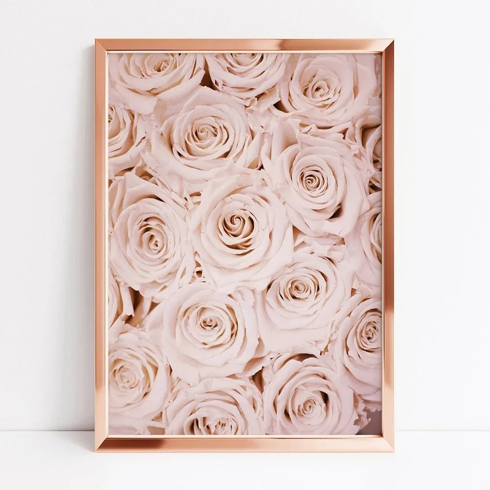 Pink Perfume Bottle Canvas Art