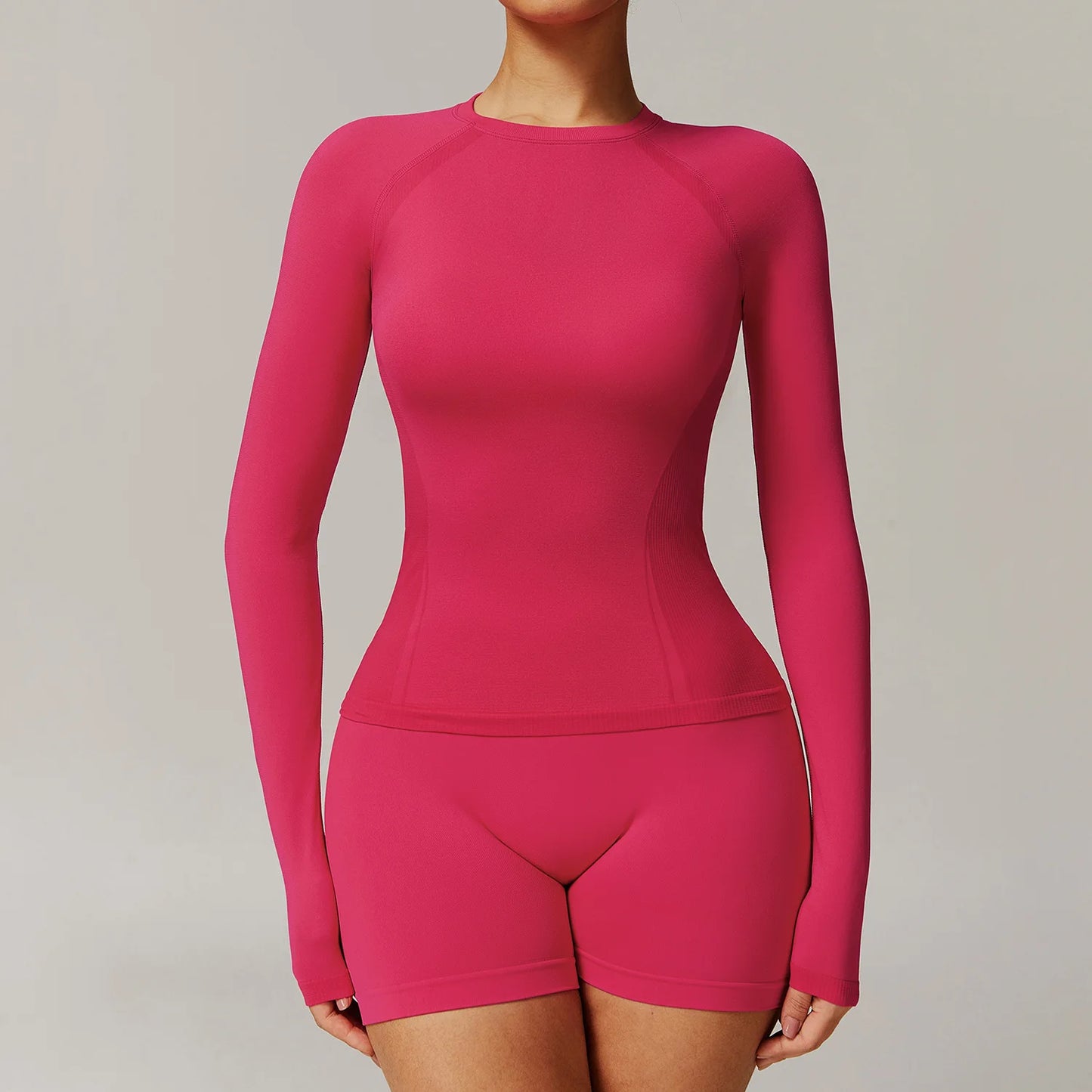 Pink Seamless Workout Set