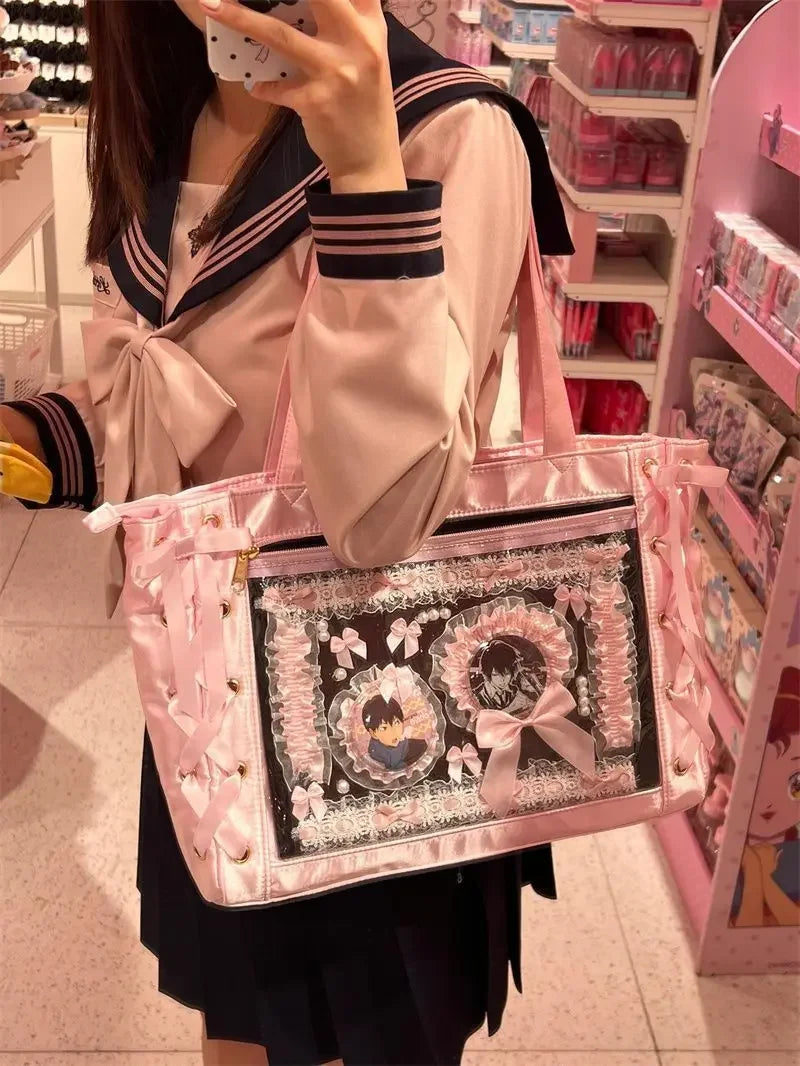 Pink Sweet Lolita Ita Tote Bag